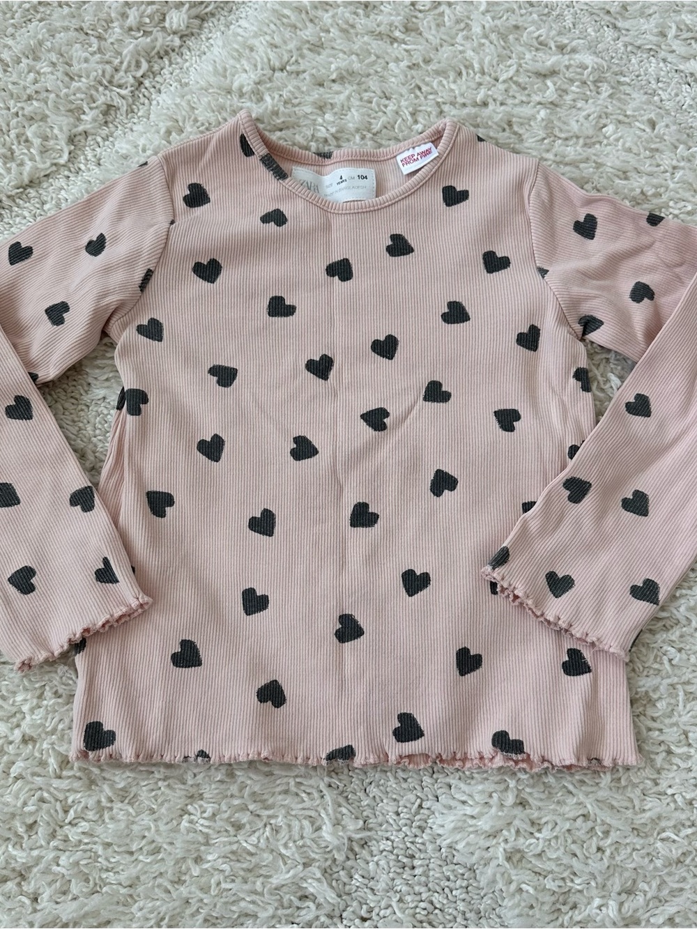Zara Ribbed Hearts Set - Picture 5 of 7